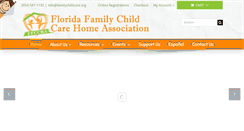 Desktop Screenshot of familychildcare.org